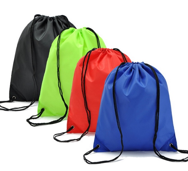 成都定做防水涤纶束口袋彩印拉绳运动会广告袋旅游收纳包装袋